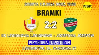 tvnskpl bramki KS Legionovia Legionowo  MLKS Józefovia Józefów 22 01 20241109 1300 4L15 [upl. by Desirae]