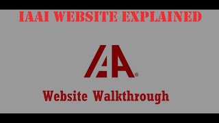 Insurance Auto Auction IAAI Website Walkthrough [upl. by Rednazxela]