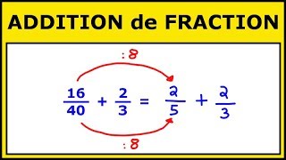 Additionner des Fractions avec des Dénominateurs Différents [upl. by Eigger]