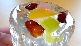 Eating Japanese food Wagashi quotKuri anmitsuquot ASMR [upl. by Gabbert]