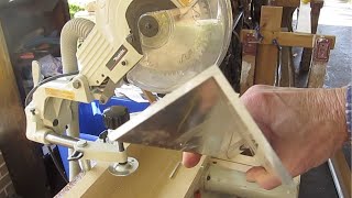 How to adapt a wood miter saw to cut like a metal chop saw [upl. by Cooper]