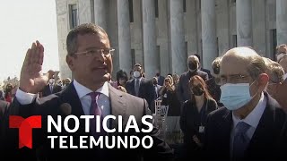 Pedro Pierluisi jura como gobernador de Puerto Rico  Noticias Telemundo [upl. by Ihana]