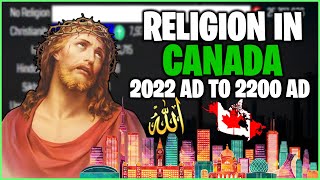 Top Religion Population in the Canada North America 2022  2200  Religion Growth  islam canada [upl. by Asseret994]