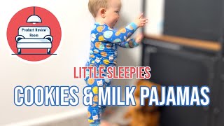 Cookies amp Milk Bamboo Pajama Review  LITTLE SLEEPIES [upl. by Jessa63]