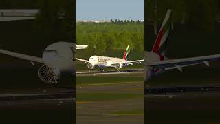 Emirates Airlines B777 Landing at Malta International Airport [upl. by Rein683]