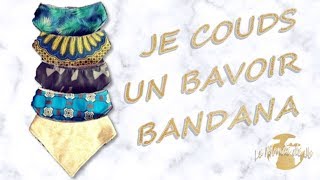 DIY  Je couds un bavoir bandana [upl. by Sharlene]