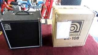 Loud Technologies Ampeg BA 108 Affordable BASS AMP [upl. by Nniuqal]