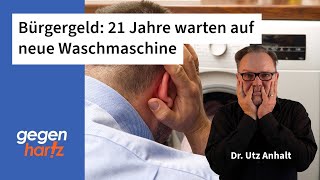 Bürgergeld 21 Jahre warten auf eine Waschmaschine Sozialgericht dagegen [upl. by Yrffej]