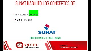 NUEVA FORMA DE EMISIÓN DE FACTURAS CON CUOTAS  DESDE LA PLATAFORMA DE SUNAT [upl. by Sindee428]