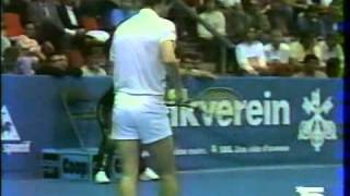 Goran Ivanisevic vs McEnroe Final  Basel 1990  0320 [upl. by Nareht]