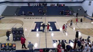 Hudson vs AplingtonParkersburg JH Girls Basketball [upl. by Highams]