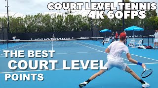 THE BEST Court Level Tennis Points Youve Never Seen Before Compilation [upl. by Arlee]