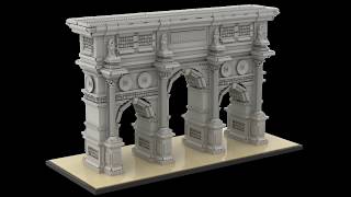 Arch of Constantine  Lego MOC [upl. by Notelrac]