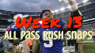 Kayvon Thibodeaux Week 13 All Pass Rushes [upl. by Senn]