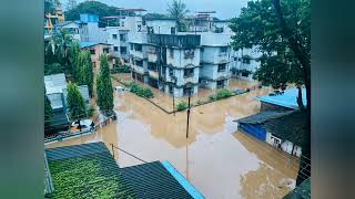 Flood in Whole Karjat 🌊 Typical Situation For All The People [upl. by Ahsirpac316]