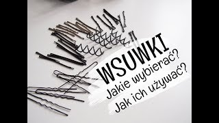 Wsuwki  jakie kupować Jak ich używać [upl. by Whetstone]