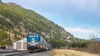 Amtrak California Zephyr at Moffat Tunnel  Quick Clips [upl. by Annaej]