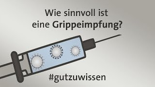 gutzuwissen Wie sinnvoll ist eine Grippeimpfung [upl. by Nerol528]