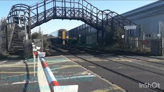 Trains At Gillingham Level Crossing Kent 18102024 CML SEML [upl. by Atnauq]