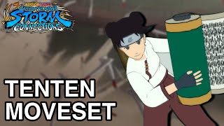 Tenten FULL Moveset  Naruto x Boruto Ultimate Ninja Storm Connections [upl. by Dorca114]