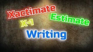 Xactimate X1 Training estimate writing [upl. by Arrej]