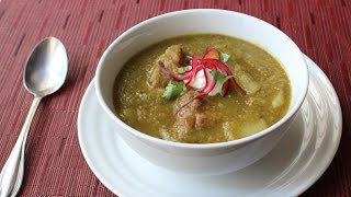 Chili Verde Recipe  Easy Pork amp Tomatillo Stew  How to Make Green Chili [upl. by Anitaf]