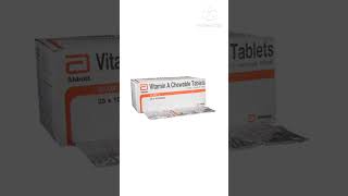 Vitamin A chewable tabletsvitamin vitamindeficiency trending medicine doctor vitaminas [upl. by Henley212]