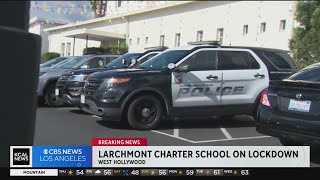 Arrest made after man allegedly points rifle at Larchmont Charter School in West Hollywood [upl. by Wassyngton766]