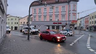 4k Deggendorf Walking Tour in Rain part 2 Germany Winter 2021 [upl. by Olney]