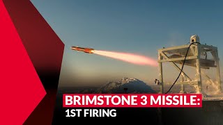 First firing of the new Brimstone 3 strike missile [upl. by Yadseut626]