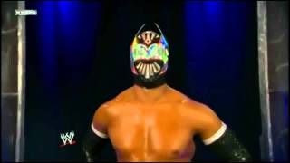 Sin Cara in a New black outfit talking to Sin Cara at Smackdown 93011 [upl. by Halullat]