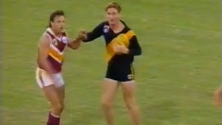 1993 AFL Round 2  Richmond vs Brisbane [upl. by Ymmat231]