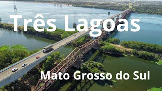 Três Lagoas  Ponte Ferroviária Francisco de Sá  Jupiá  Mato Grosso do Sul [upl. by Airdnat]