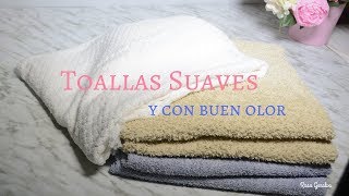 Toallas SUAVES y con buen aroma [upl. by Auohs]