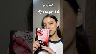 Love earth lip crayon swatches swatches lipstick makeupshorts lipcrayon lipsticklover [upl. by Ailiec]