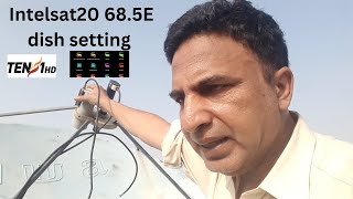 Intelsat20 685E dish setting Sony Network and Ten network 100 working fine  Gold mag tv [upl. by Dronski]