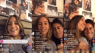 Mackenzie Ziegler and Boyfriend Isaak Presley On Instagram Live  September 4th 2019 [upl. by Atiuqrahc]