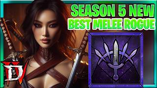 Diablo 4 Season 5 Best Rogue Build For Melee Flurry Rogue Guide Season 5 [upl. by Aeniah]