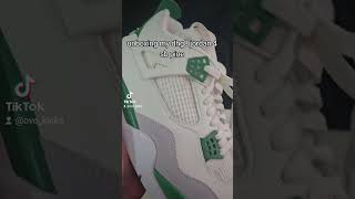 unboxing Jordan 4 sb pine green from dhgate [upl. by Yelekreb]