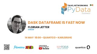 Dask DataFrame is fast now  Florian Jetter Coiled  PyData Südwest [upl. by Vassili]