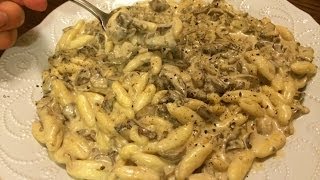 Cavatelli Alla Boscaiola Homemade [upl. by Carlee]