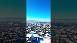 That time of the year…👀❄️☃️❄️🏙 drone 4kcamera travel 4kvideo dji drone4k fpvdrone drone [upl. by Patricia]