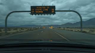 virgin river gorge  veterans memorial highway I15 N  drive [upl. by Adarbil363]