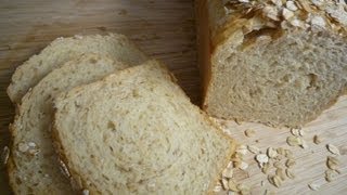 HonigButtermilchBrot mit Haferflocken HoneyButtermilk Oat Bread [upl. by Adlecirg370]