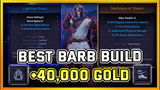 How I Made 40000 Gold in 4 Hours Using the BEST Barbarian Build  Dark and Darker Build Guide [upl. by Ahset]