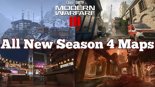 Modern Warfare 3 All New Season 4 Multiplayer Maps Preview [upl. by Leola]