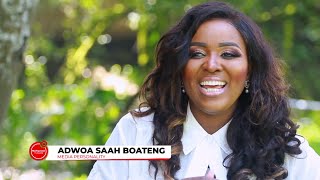 Upclose with Adwoa Saah Boateng  Media Personality  Mahyease TV Show [upl. by Yettie350]