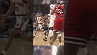 John Starks Iconic Dunk Over Michael Jordan amp Bulls 🔥🏀 JohnStarks TheDunk NBAHistory [upl. by Aniger]