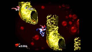 Earthworm Jim  Special Edition   MegaCD  10  Intestinal Distress [upl. by Lleynod]