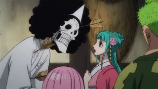 Brook Found That Zoro amp Hiyori Sleeping Together I One Piece Episode 938 [upl. by Norword349]